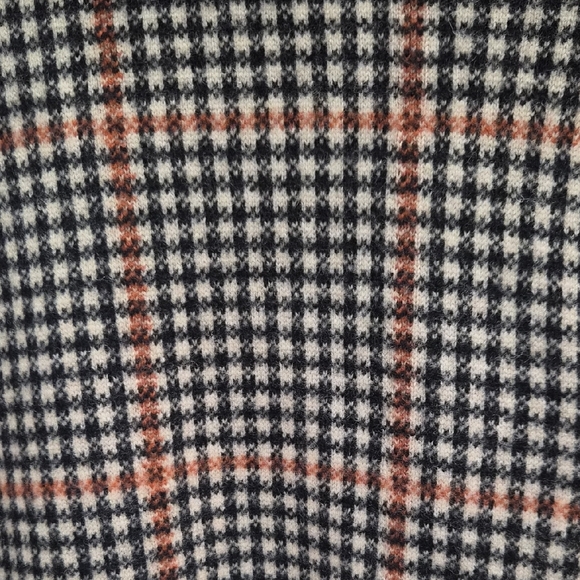 Vince Women's Plaid Blazer in Black and Pink - Picture 9 of 9